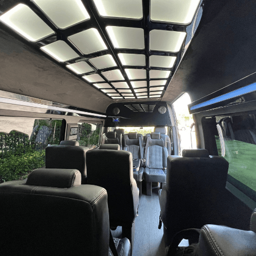 12-Passenger Sprinter interior Miami